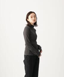 CITEN | ＜CITEN（シテン）＞ シアー リブ ハイネック カットソー(Tシャツ/カットソー)