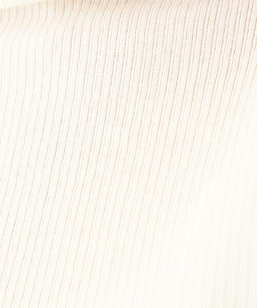 CITEN(シテン)の「<CITEN(シテン)> シアー リブ ハイネック カットソー(Tシャツ/カットソー・レディース・オフホワイト/ダークグレー/ナチュラル・FREE)」の9枚目の写真