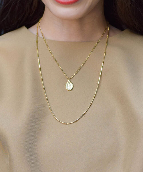 Ray BEAMS(レイビームス)の「Ray BEAMS / デザイン スネークチェーン ネックレス(ネックレス・レディース・ゴールド・ONE SIZE)」の5枚目の写真