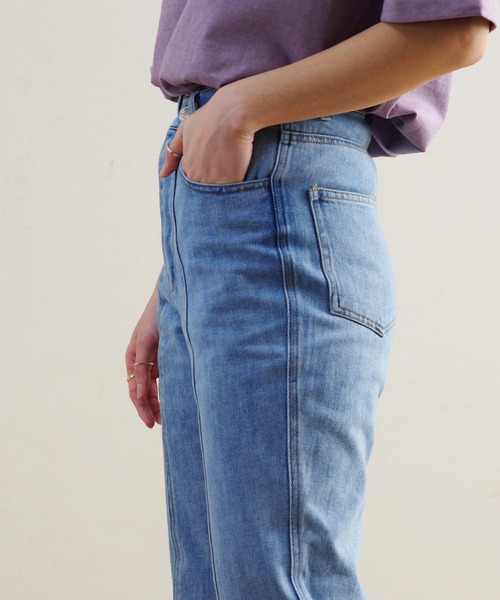 Fizz（フィズ）の「【Fizz/フィズ】　センターシームデニムフレアパンツ（デニムパンツ・レディース・ライトブルー/オフホワイト/ブルー・M）」の17枚目の写真