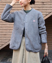 DANTON/ダントン フリースカラーレスジャケット FLEECE COLLARLESS JACKET(ウィメンズ)JD-8911