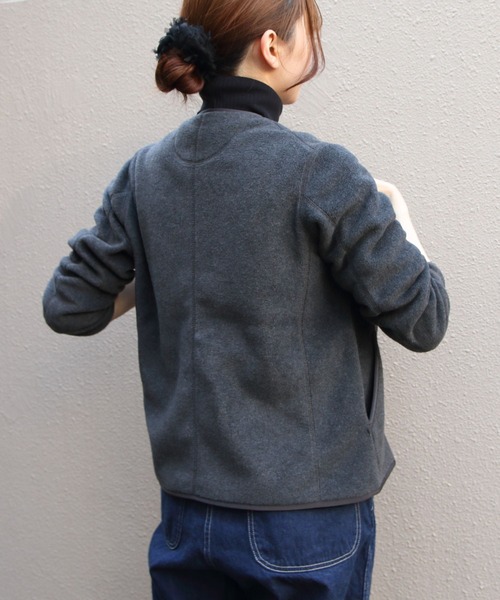 DANTON/ダントン フリースカラーレスジャケット FLEECE