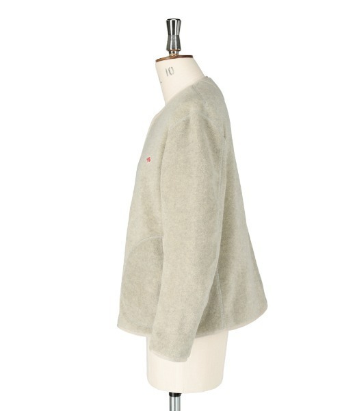 DANTON/ダントン フリースカラーレスジャケット FLEECE