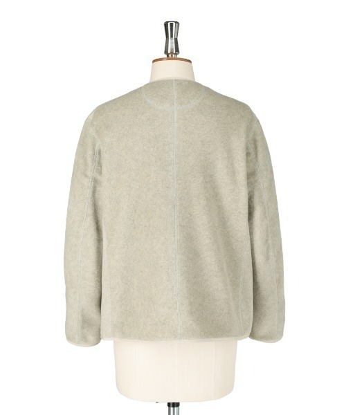 ダントン フリースジャケット　カラーレスジャケット DANTON フリース カラーレスジャケット の通販。- AIDA ONLINE