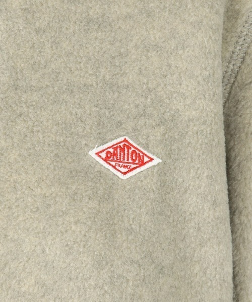 DANTON（ダントン）の「DANTON/ダントン　フリースカラーレスジャケット　FLEECE COLLARLESS JACKET（ウィメンズ）JD-8911（ノーカラージャケット・レディース・ブラック/ベージュ/ナチュラル/チャコールグレー/ダークグレー/カーキ・38/36）」の18枚目の写真