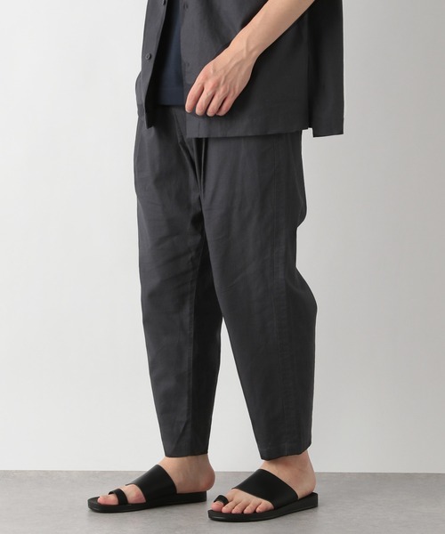 GLOBAL WORK（グローバルワーク）の「フレンチリネン混リラックスパンツ/950425（スラックス・メンズ・ダークブラウン/ベージュ/カーキ/その他・SMALL/MEDIUM/LARGE/X-LARGE）」の4枚目の写真