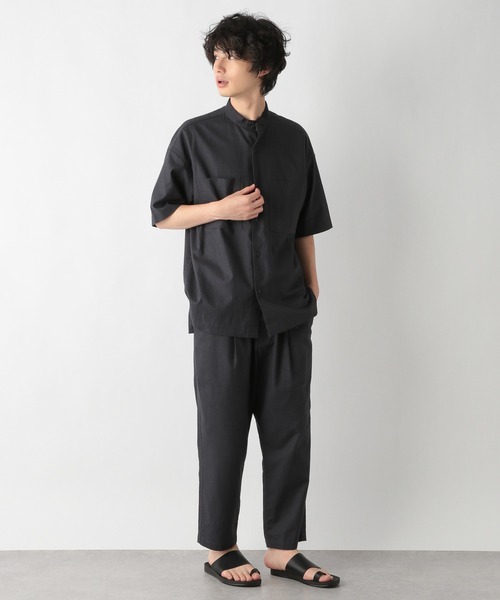 GLOBAL WORK（グローバルワーク）の「フレンチリネン混リラックスパンツ/950425（スラックス・メンズ・ダークブラウン/ベージュ/カーキ/その他・SMALL/MEDIUM/LARGE/X-LARGE）」の5枚目の写真