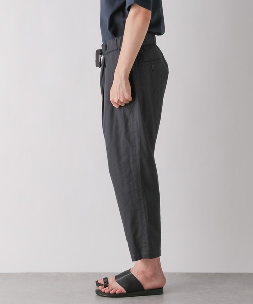 GLOBAL WORK（グローバルワーク）の「フレンチリネン混リラックスパンツ/950425（スラックス・メンズ・ダークブラウン/ベージュ/カーキ/その他・SMALL/MEDIUM/LARGE/X-LARGE）」の10枚目の写真