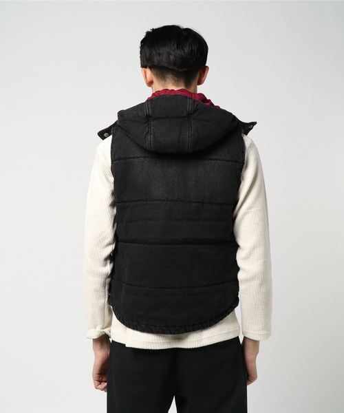 ALDIES（アールディーズ）の「Flipster Vest 中綿入り加工デニムベスト（ベスト・メンズ・ブルー/ブラック/ネイビー・SMALL/MEDIUM/LARGE）」の11枚目の写真