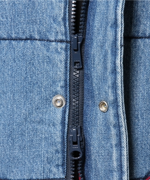 ALDIES（アールディーズ）の「Flipster Vest 中綿入り加工デニムベスト（ベスト・メンズ・ブルー/ブラック/ネイビー・SMALL/MEDIUM/LARGE）」の8枚目の写真