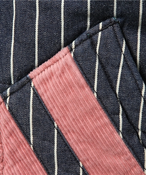 ALDIES（アールディーズ）の「Flipster Vest 中綿入り加工デニムベスト（ベスト・メンズ・ブルー/ブラック/ネイビー・SMALL/MEDIUM/LARGE）」の18枚目の写真