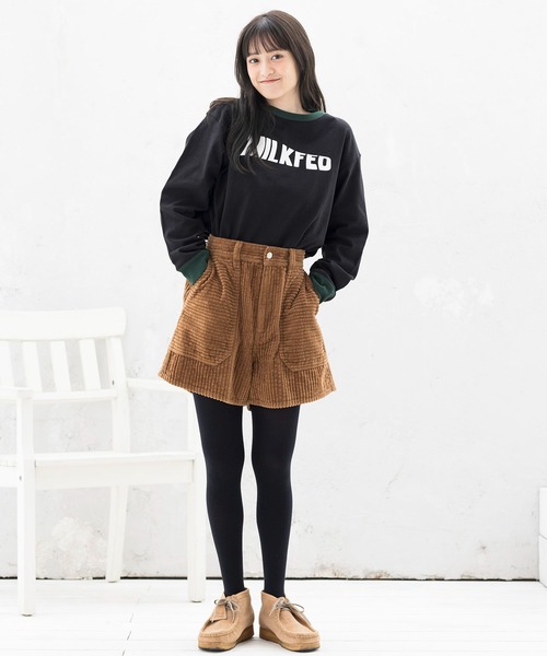 MILKFED.(ミルクフェド)の「RINGER L/S TOP(Tシャツ/カットソー・レディース・ホワイト/ブラック・ONE SIZE)」の14枚目の写真