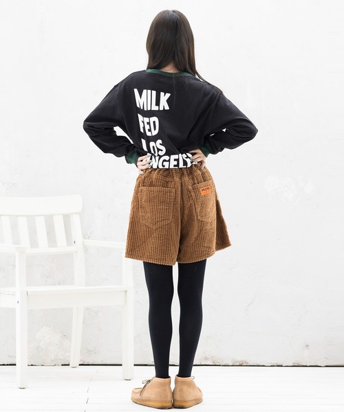MILKFED.(ミルクフェド)の「RINGER L/S TOP(Tシャツ/カットソー・レディース・ホワイト/ブラック・ONE SIZE)」の15枚目の写真