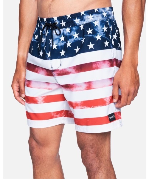 Hurley (ハーレー)の「M INDEPENDENCE VOLLEY 17" / ハーレー 水着 サーフトランクス ボードショーツ(水着・メンズ・ホワイト系その他/ブラック系その他/ダークグリーン・SMALL/MEDIUM/LARGE/X-LARGE)」の4枚目の写真