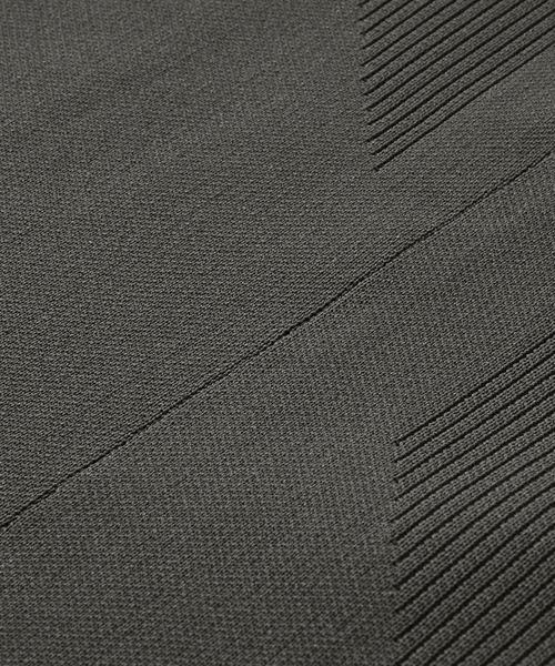 オルテライン フュージョンニット 長袖シャツ Lサイズ グレー DESCENTE