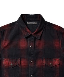 MINEDENIM（マインデニム）の「Black Denim Check Western SH
