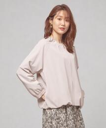 closet story | ＜closet story（クローゼットストーリー）＞カルゼ ギャザー ブルゾン -ウォッシャブル-(ブルゾン)