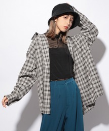 PBLIM | 【PAGEBOYLIM】ルーズチェックシャツ(Tシャツ/カットソー)