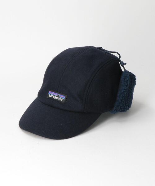 patagonia(パタゴニア)の「<patagonia(パタゴニア)>イヤーフラップ キャップ -2WAY- Ψ(キャップ・レディース・ネイビー/グレー・FREE)」の1枚目の写真
