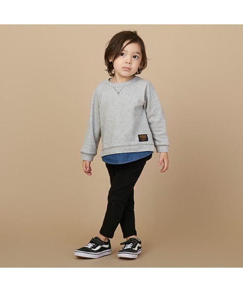 petit main（プティマイン）の「スーパーストレッチテーパードパンツ「ストレッチパンツ」（その他パンツ・キッズ・ライトベージュ/ブルー/チャコール/ブラウン・110cm/100cm/90cm/80ｃｍ）」の2枚目の写真