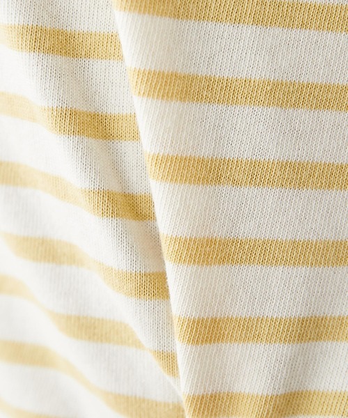 PUAL CE CIN（ピュアルセシン）の「パネルボーダーセーラーカラーロングスリーブ（Tシャツ/カットソー・レディース・グレー/ブラウン/グリーン/イエロー/ピンク・FREE）」の22枚目の写真