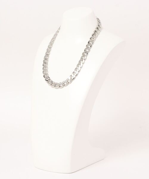 kutir(クティール)の「ボリュームチェーンネックレス(ネックレス・レディース・シルバー・FREE)」の3枚目の写真