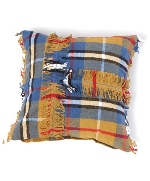 niko and...（ニコアンド）の「オリジナルフリンジクッションカバー（クッション/クッションカバー・レディース・ブラウン/ナチュラル・0）」の2枚目の写真