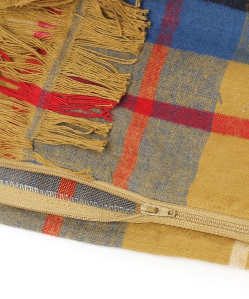 niko and...（ニコアンド）の「オリジナルフリンジクッションカバー（クッション/クッションカバー・レディース・ブラウン/ナチュラル・0）」の6枚目の写真