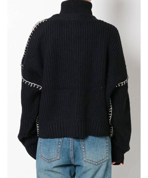 jouetie(ジュエティ)の「カーデレイヤードニット【セット】(カーディガン/ボレロ・レディース・ブルー/アイボリー/ブラック・MEDIUM)」の20枚目の写真