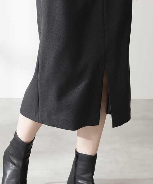 N.（N. Natural Beauty Basic）（エヌエヌナチュラルビューティーベーシック）の「【S Size Line】◆カルゼストレッチタイトスカート（スカート・レディース・チャコールグレー/ライトグレー/ネイビー/ライトグリーン/モカ・SMALL/MEDIUM）」の20枚目の写真