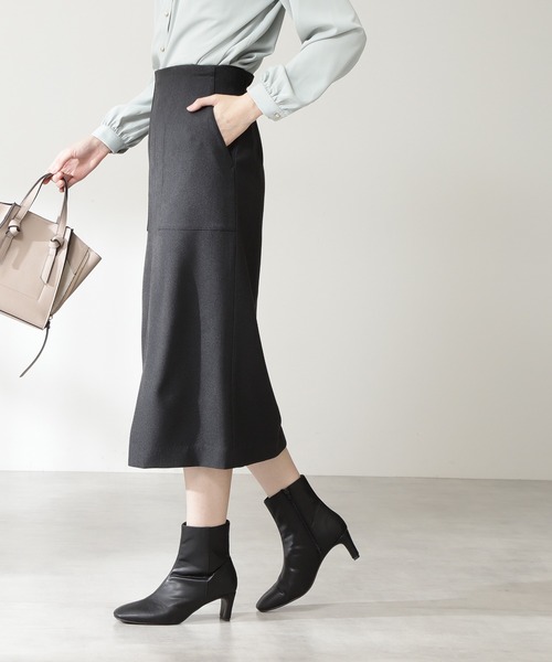 N.（N. Natural Beauty Basic）（エヌエヌナチュラルビューティーベーシック）の「【S Size Line】◆カルゼストレッチタイトスカート（スカート・レディース・チャコールグレー/ライトグレー/ネイビー/ライトグリーン/モカ・SMALL/MEDIUM）」の11枚目の写真