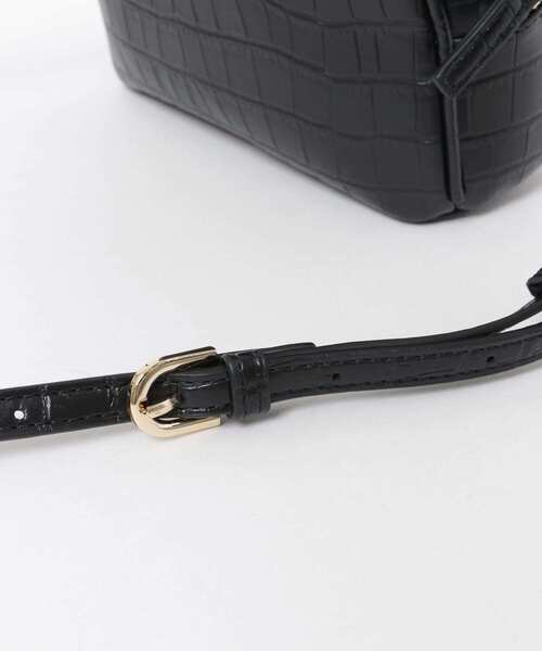 URBAN RESEARCH DOORS(アーバンリサーチドアーズ)の「クロコ2WAYプチバッグ(ショルダーバッグ・レディース・ブラック/ブラウン・ONE)」の7枚目の写真