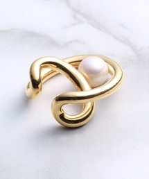 Charlotte Chesnais INITIAL CUFF DOREILLE PERLE 20BO081VER-P
