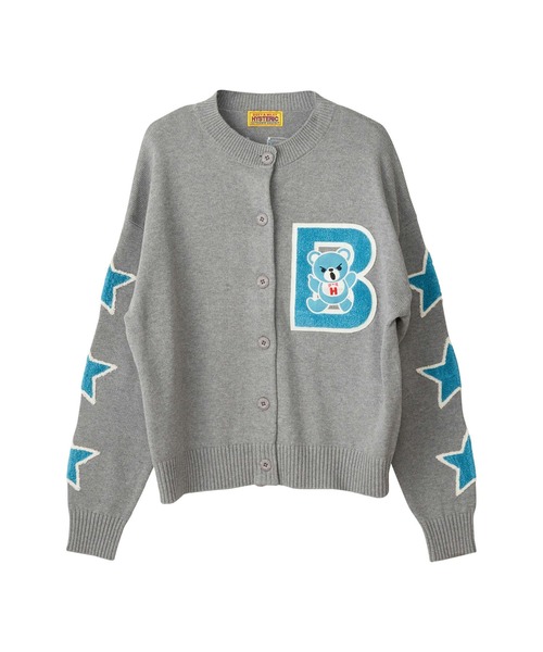 HYSTERIC GLAMOUR（ヒステリックグラマー）の「HYSTERIC BEAR刺繍 カーディガン（カーディガン/ボレロ・レディース・ブラック/トップグレー/ピンク・FREE）」の11枚目の写真