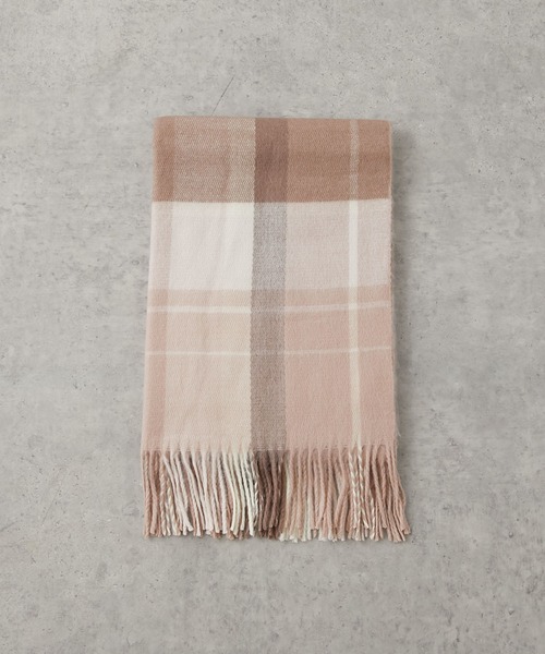 PUAL CE CIN（ピュアルセシン）の「チェックマフラー（ストール/ショール・レディース・ブルー系その他/ピンク/サックスブルー/レッド・FREE）」の8枚目の写真