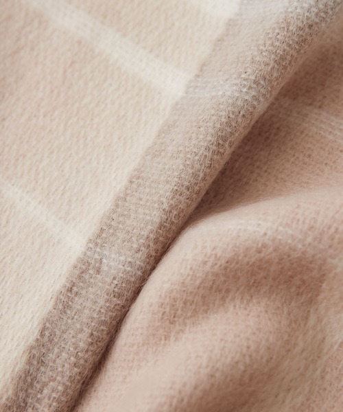 PUAL CE CIN（ピュアルセシン）の「チェックマフラー（ストール/ショール・レディース・ブルー系その他/ピンク/サックスブルー/レッド・FREE）」の10枚目の写真