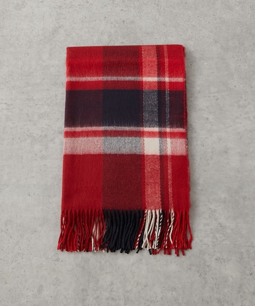 PUAL CE CIN（ピュアルセシン）の「チェックマフラー（ストール/ショール・レディース・ブルー系その他/ピンク/サックスブルー/レッド・FREE）」の5枚目の写真