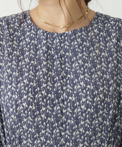 RAY CASSIN（レイカズン）の「フラワーシルエット切替ワンピース（ワンピース・レディース・ブルー/ブラウン/ブラック・FREE）」の14枚目の写真