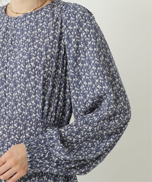 RAY CASSIN（レイカズン）の「フラワーシルエット切替ワンピース（ワンピース・レディース・ブルー/ブラウン/ブラック・FREE）」の13枚目の写真