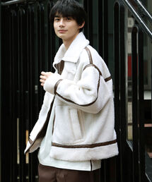 BeAMS DOT | 【WEB限定】BeAMS DOT / B-3 ボアブルゾン(ブルゾン)