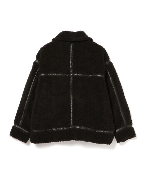 BeAMS DOT（ビームスドット）の「【WEB限定】BeAMS DOT / B-3 ボアブルゾン（ブルゾン・メンズ・ブラック/オフホワイト・MEDIUM/LARGE）」の12枚目の写真