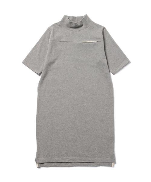 BEAMS BOY（ビームスボーイ）の「BEAMS BOY / 天竺 フットボール ハイネック ワンピース（ワンピース・レディース・ホワイト/グレー/ブラック・ONE SIZE）」の8枚目の写真