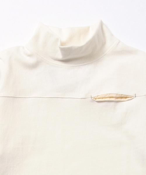 BEAMS BOY（ビームスボーイ）の「BEAMS BOY / 天竺 フットボール ハイネック ワンピース（ワンピース・レディース・ホワイト/グレー/ブラック・ONE SIZE）」の7枚目の写真