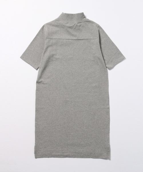 BEAMS BOY（ビームスボーイ）の「BEAMS BOY / 天竺 フットボール ハイネック ワンピース（ワンピース・レディース・ホワイト/グレー/ブラック・ONE SIZE）」の6枚目の写真