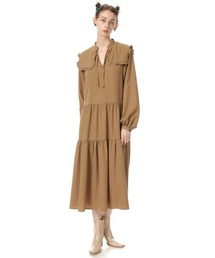 PETIT LEO SAILLAR COLLAR OP レオパード セーラーカラー ワンピース