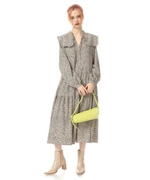 SLY | PETIT LEO SAILLAR COLLAR OP/レオパードセーラーカラーワンピース(シャツワンピース)