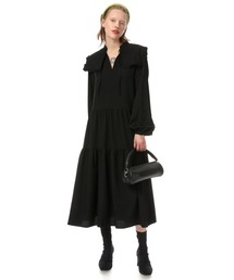 SLY | PETIT LEO SAILLAR COLLAR OP/レオパードセーラーカラーワンピース(シャツワンピース)