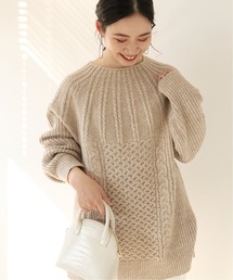 Simplicite | キュウシンケーブルプルオーバー◆(ニット/セーター)