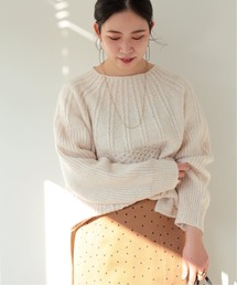 Simplicite | キュウシンケーブルプルオーバー◆(ニット/セーター)