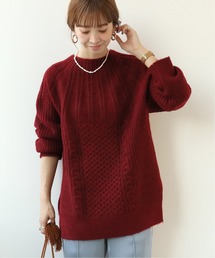 Simplicite | キュウシンケーブルプルオーバー◆(ニット/セーター)